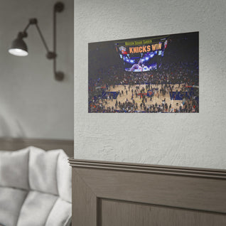 Knicks Win Poster