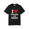 I heart blondes and beer | Funny T-shirt