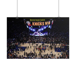 Knicks Win Poster