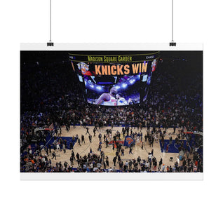 Knicks Win Poster